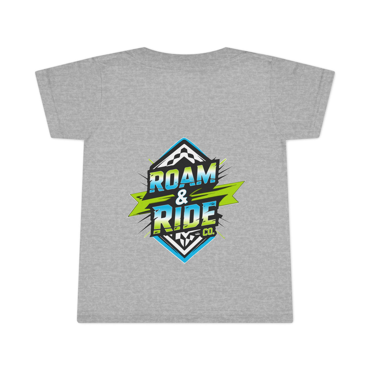 Roam & Ride Co. Blue Green Logo - Toddler T-Shirt