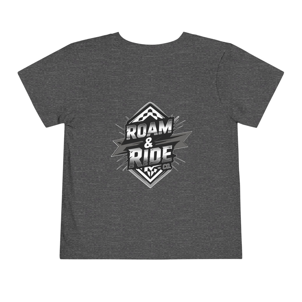 Roam & Ride Co. Grayscale Logo - Toddler T-Shirt