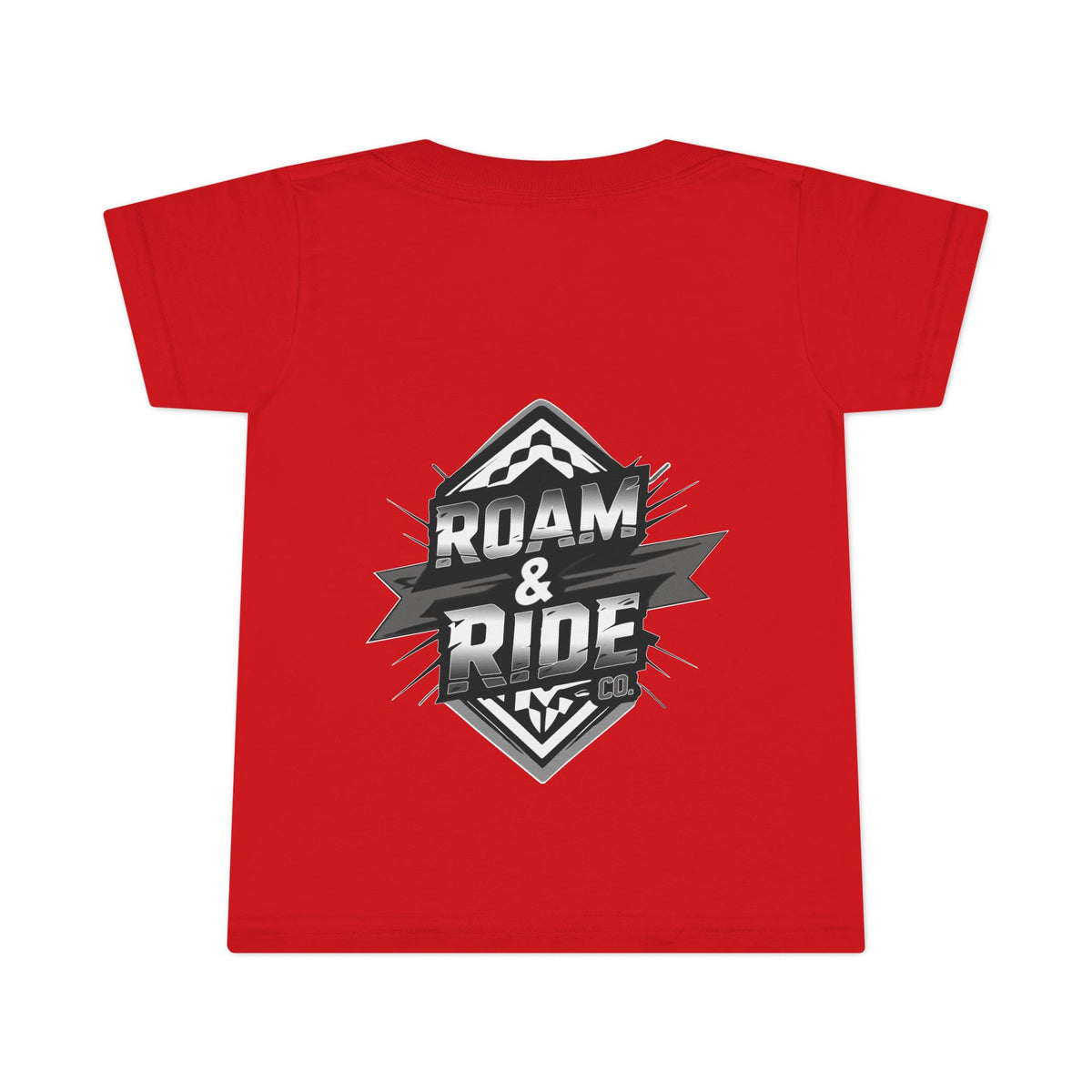 Roam & Ride Co. Grayscale Logo - Toddler T-Shirt