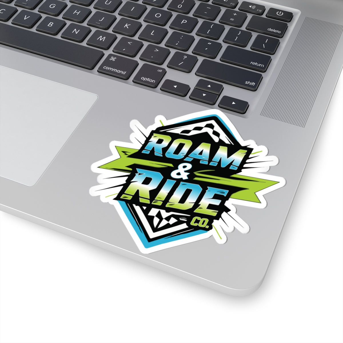 Roam & Ride Co. Blue Green Logo - Stickers
