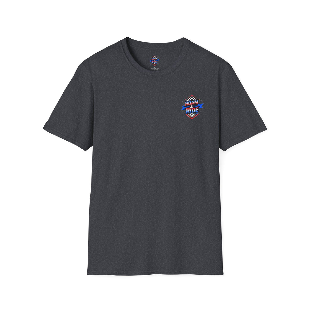 Roam & Ride Co. Red White and Blue Logo - Unisex T-Shirt