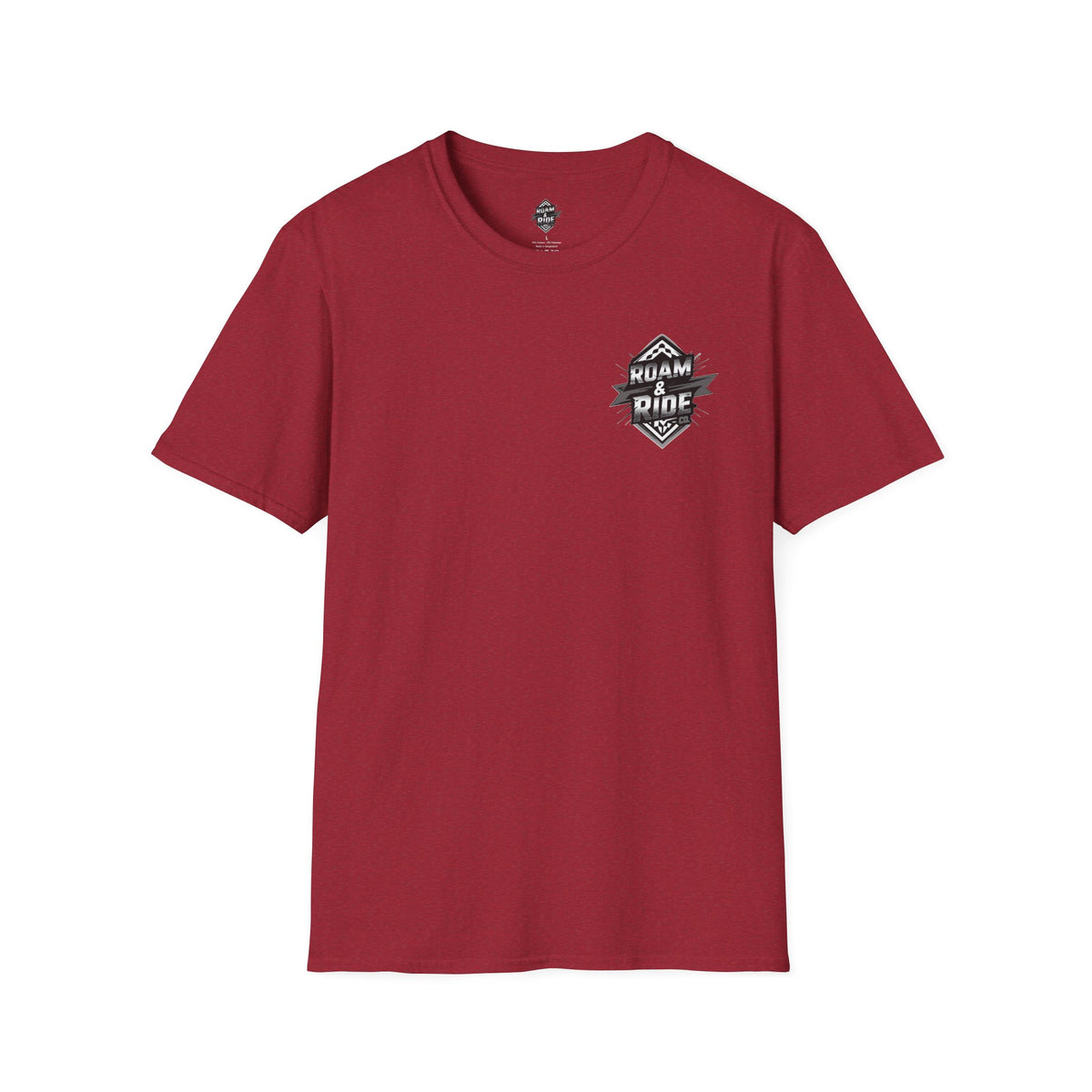 Roam & Ride Co. Grayscale Logo - Unisex T-Shirt