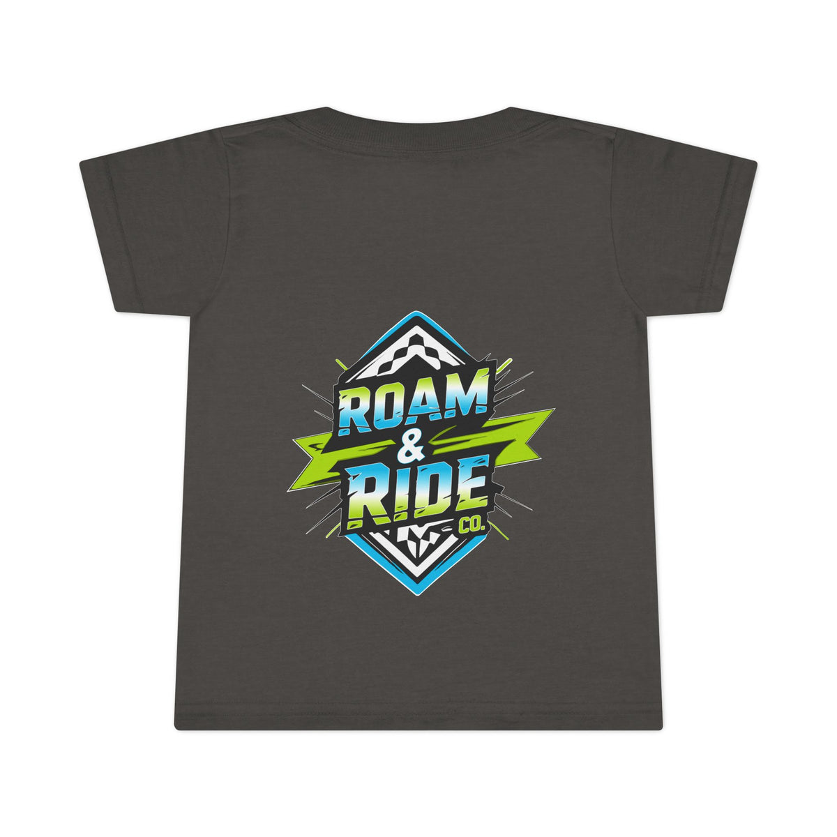 Roam & Ride Co. Blue Green Logo - Toddler T-Shirt