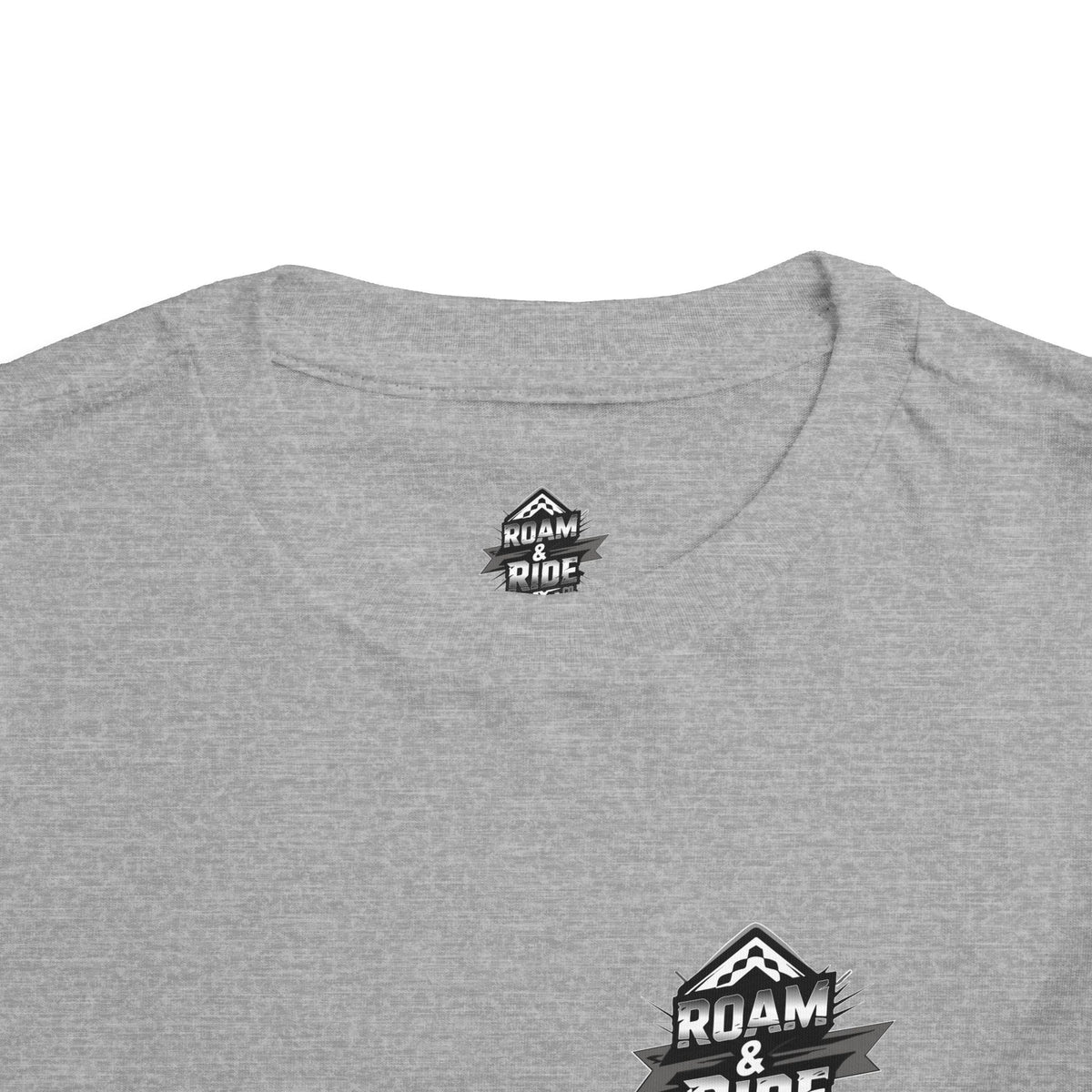 Roam & Ride Co. Grayscale Logo - Toddler T-Shirt