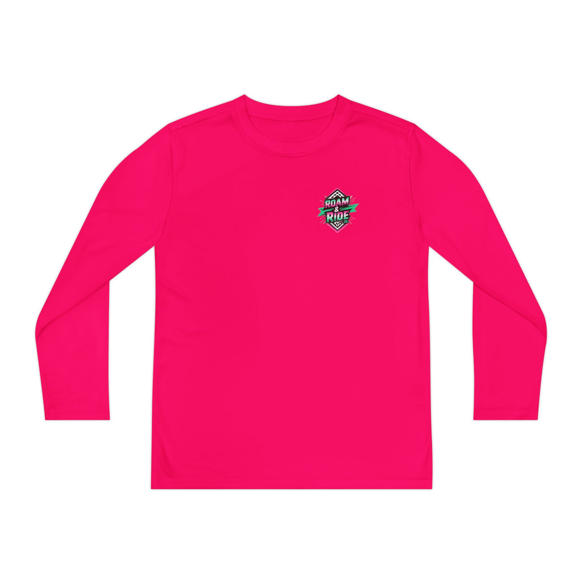 Roam Free, Ride Wild Logo - Youth Long Sleeve T-Shirt