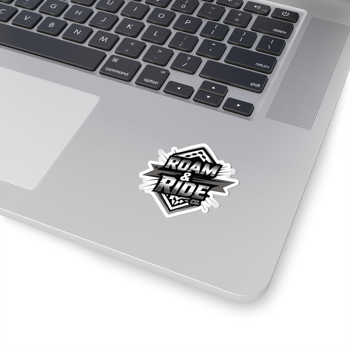 Roam & Ride Co. Grayscale Logo - Stickers