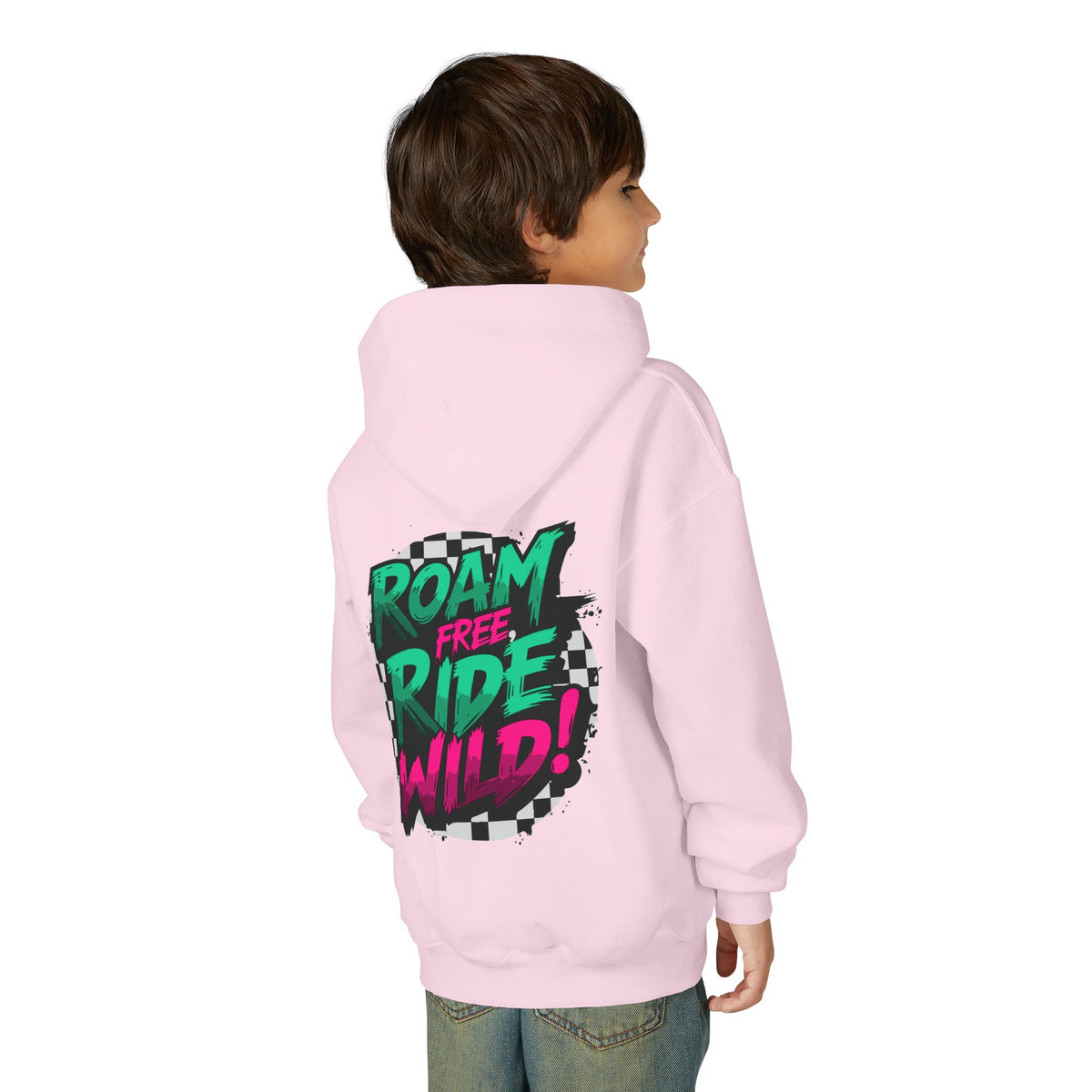 Roam Free, Ride Wild Logo - Youth Hoodie