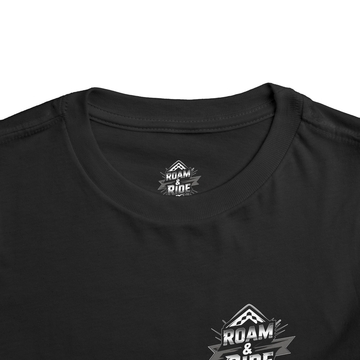 Roam & Ride Co. Grayscale Logo - Toddler T-Shirt