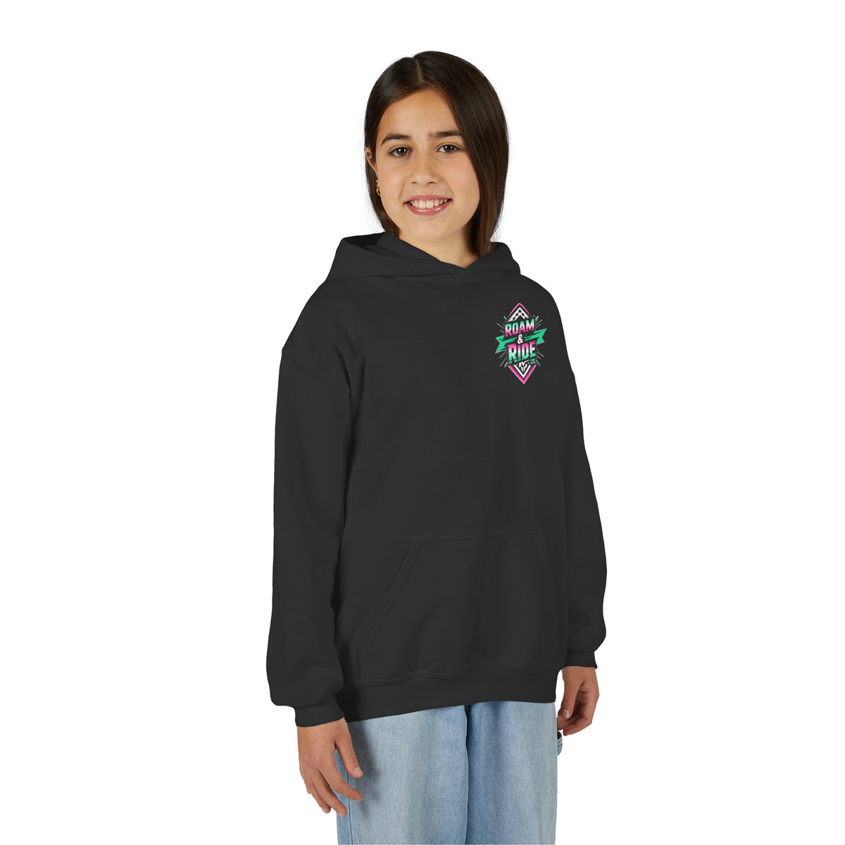 Roam Free, Ride Wild Logo - Youth Hoodie