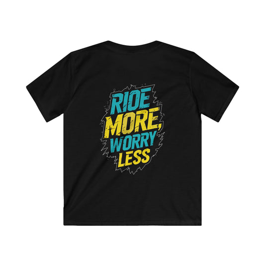 Ride More Worry Less - Youth T-Shirt