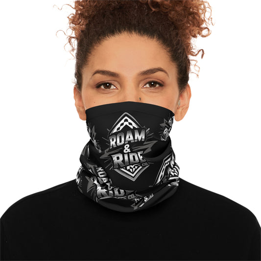 Roam & Ride Co. Grayscale Logo - Neck Gaiter