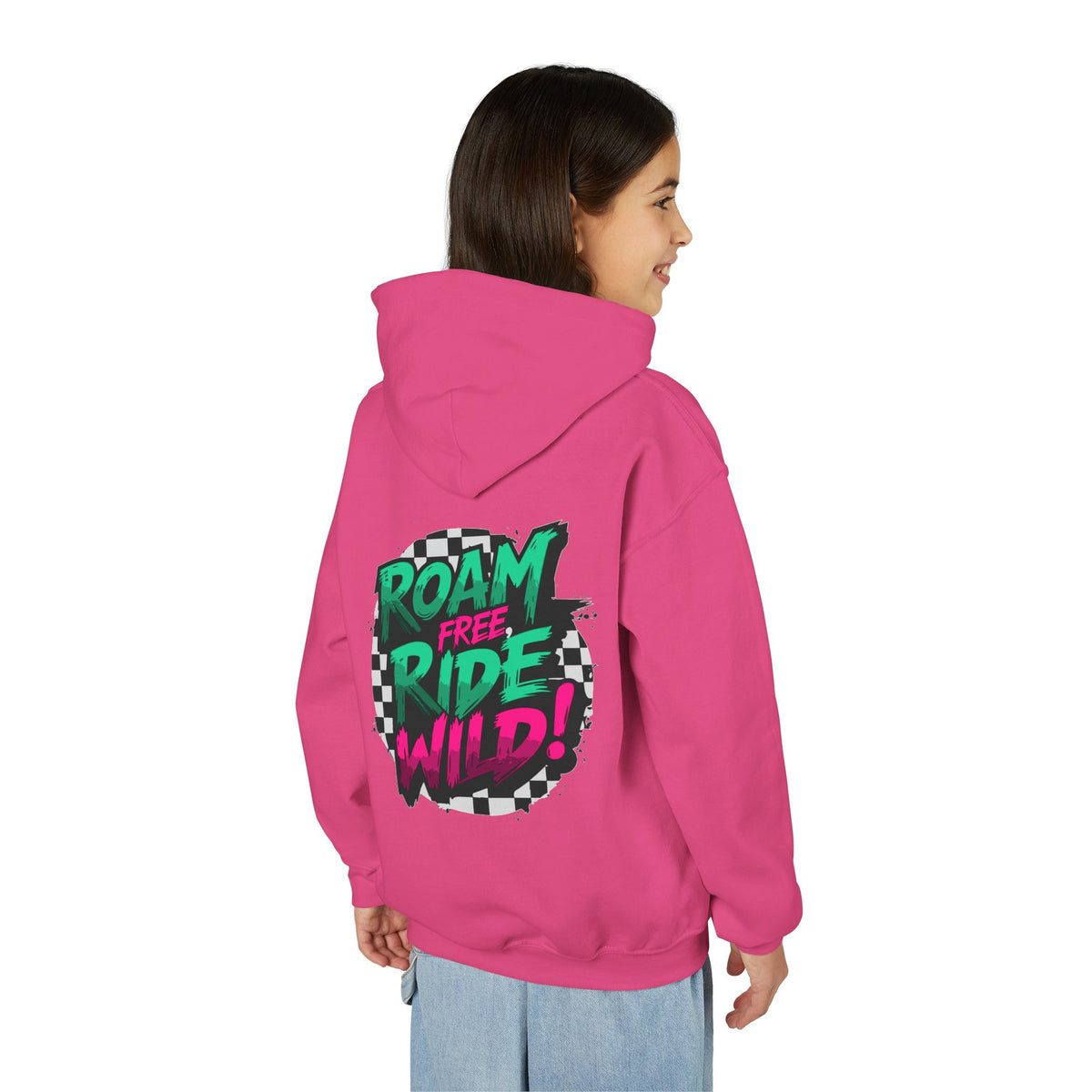 Roam Free, Ride Wild Logo - Youth Hoodie
