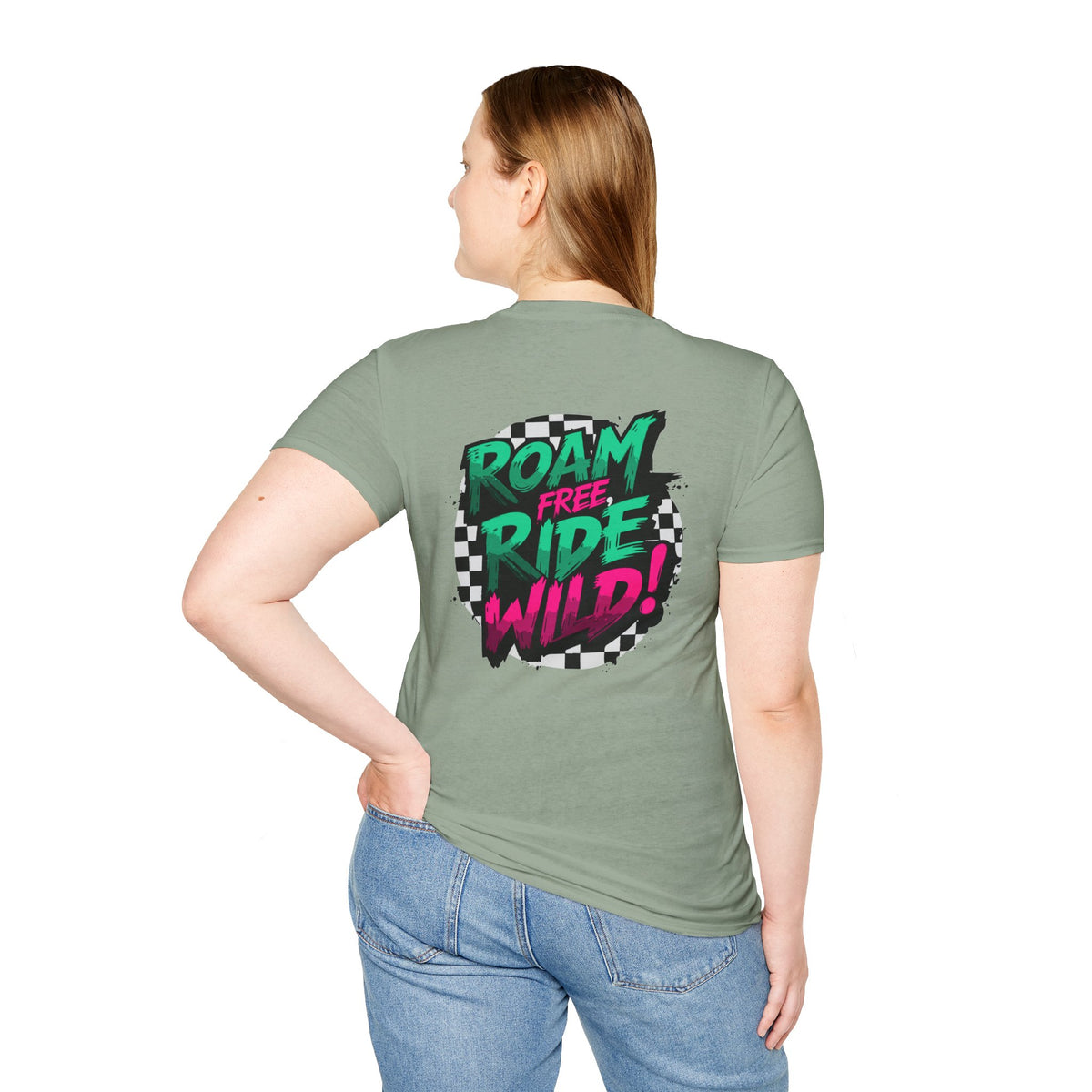 Roam Free, Ride Wild Logo - Unisex T-Shirt