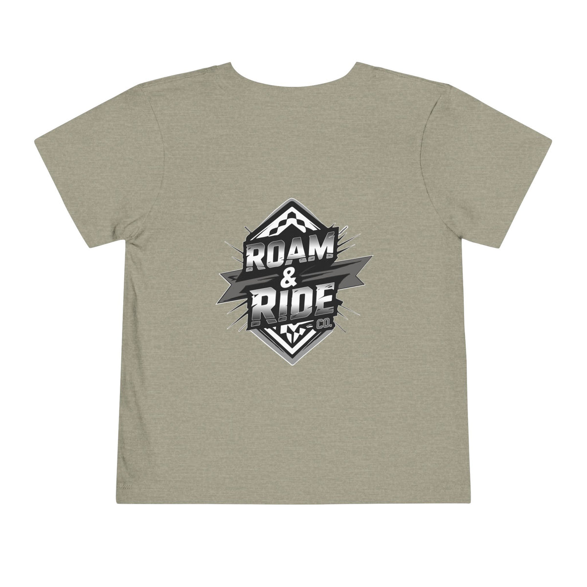 Roam & Ride Co. Grayscale Logo - Toddler T-Shirt