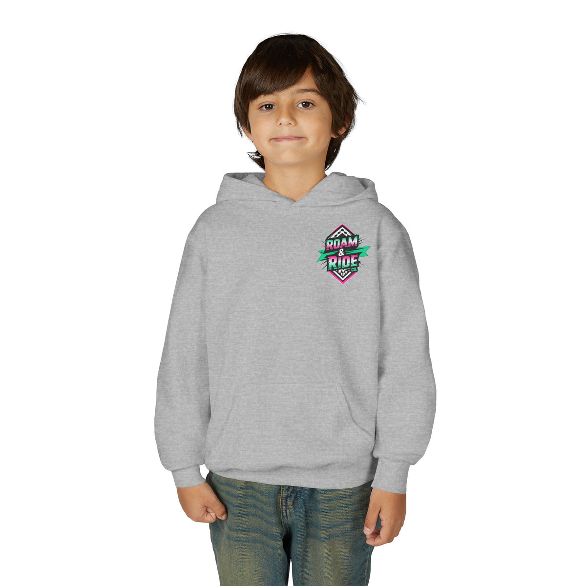 Roam Free, Ride Wild Logo - Youth Hoodie