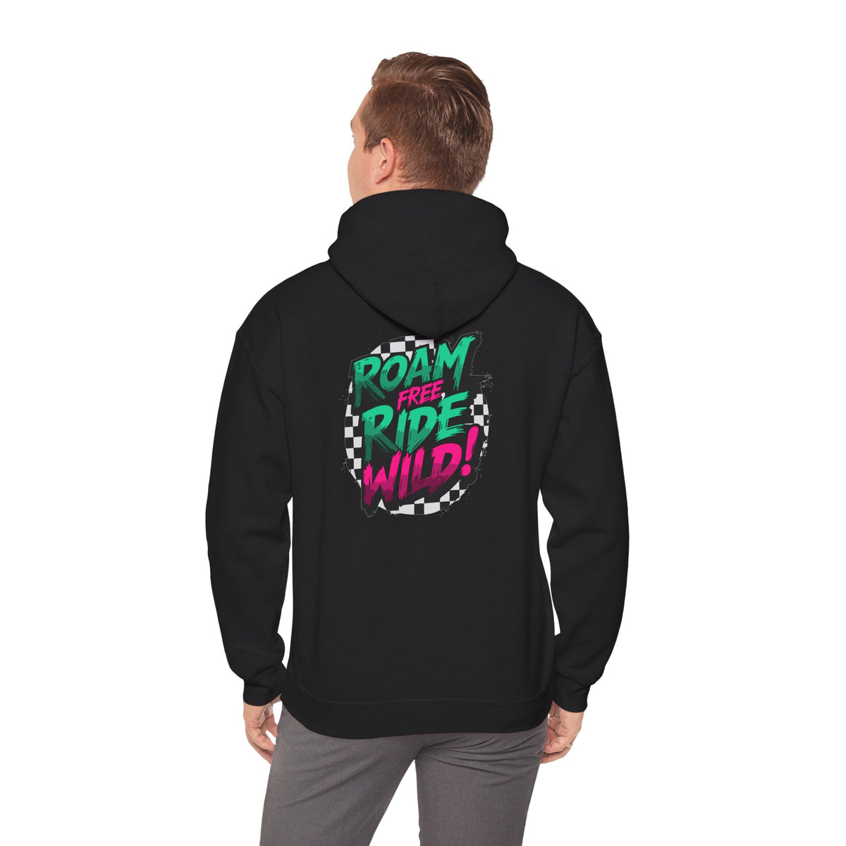 Roam Free, Ride Wild Logo - Unisex Heavy Blend Hoodie