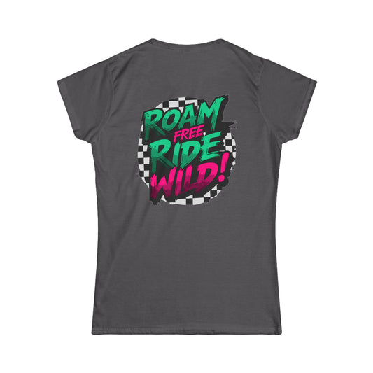 Roam Free, Ride Wild Logo - Women's T-Shirt