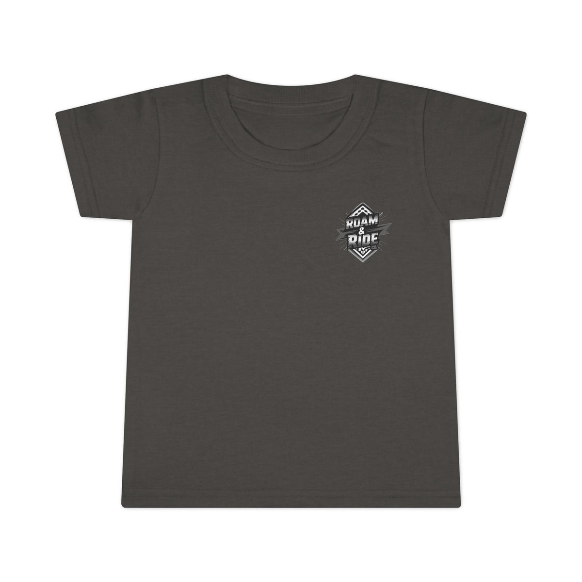 Roam & Ride Co. Grayscale Logo - Toddler T-Shirt