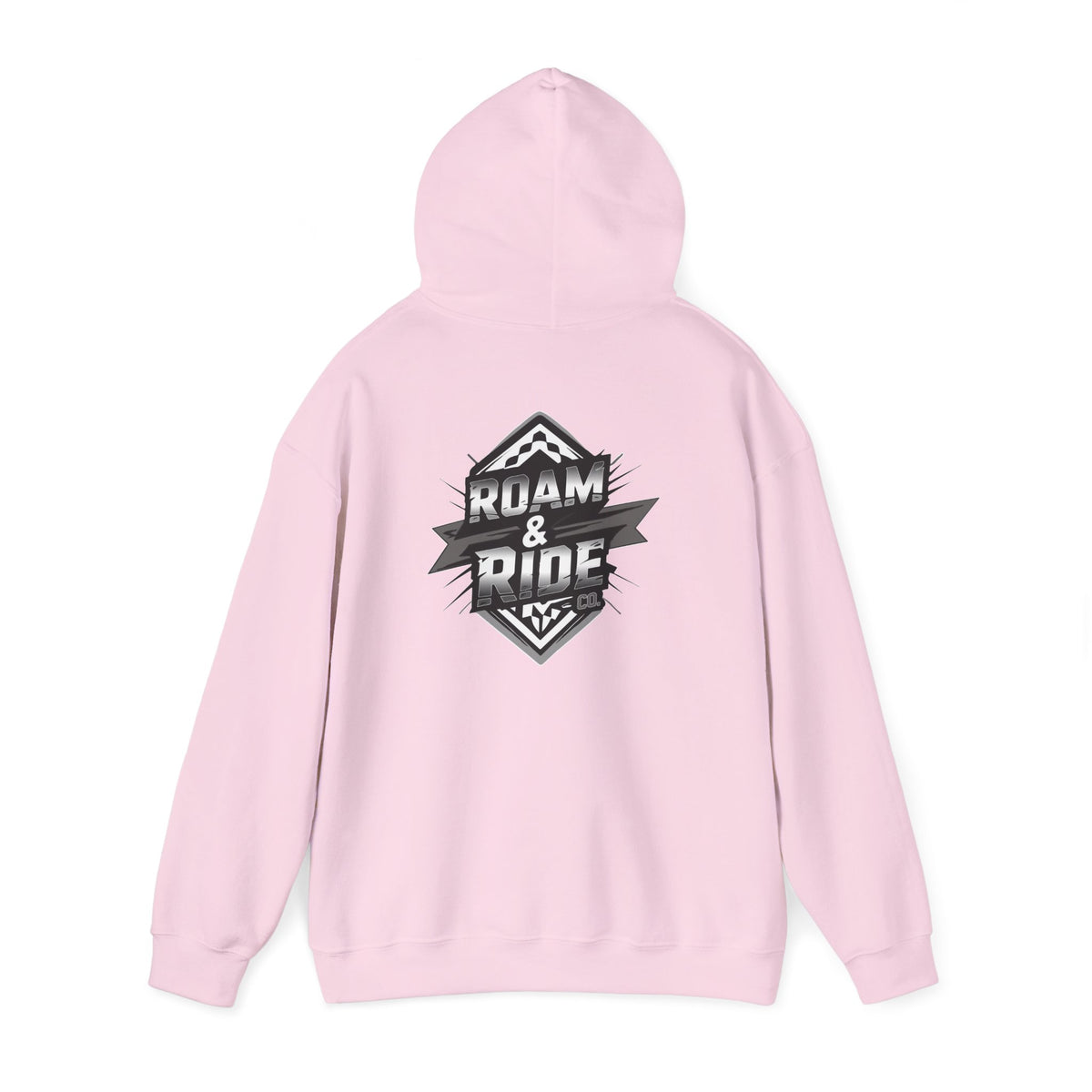 Roam & Ride Co. Grayscale Logo - Unisex Heavy Blend Hoodie