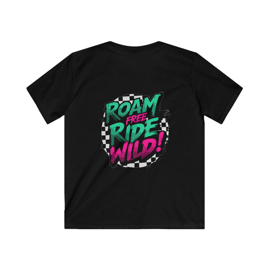 Roam Free, Ride Wild Logo - Youth T-Shirt