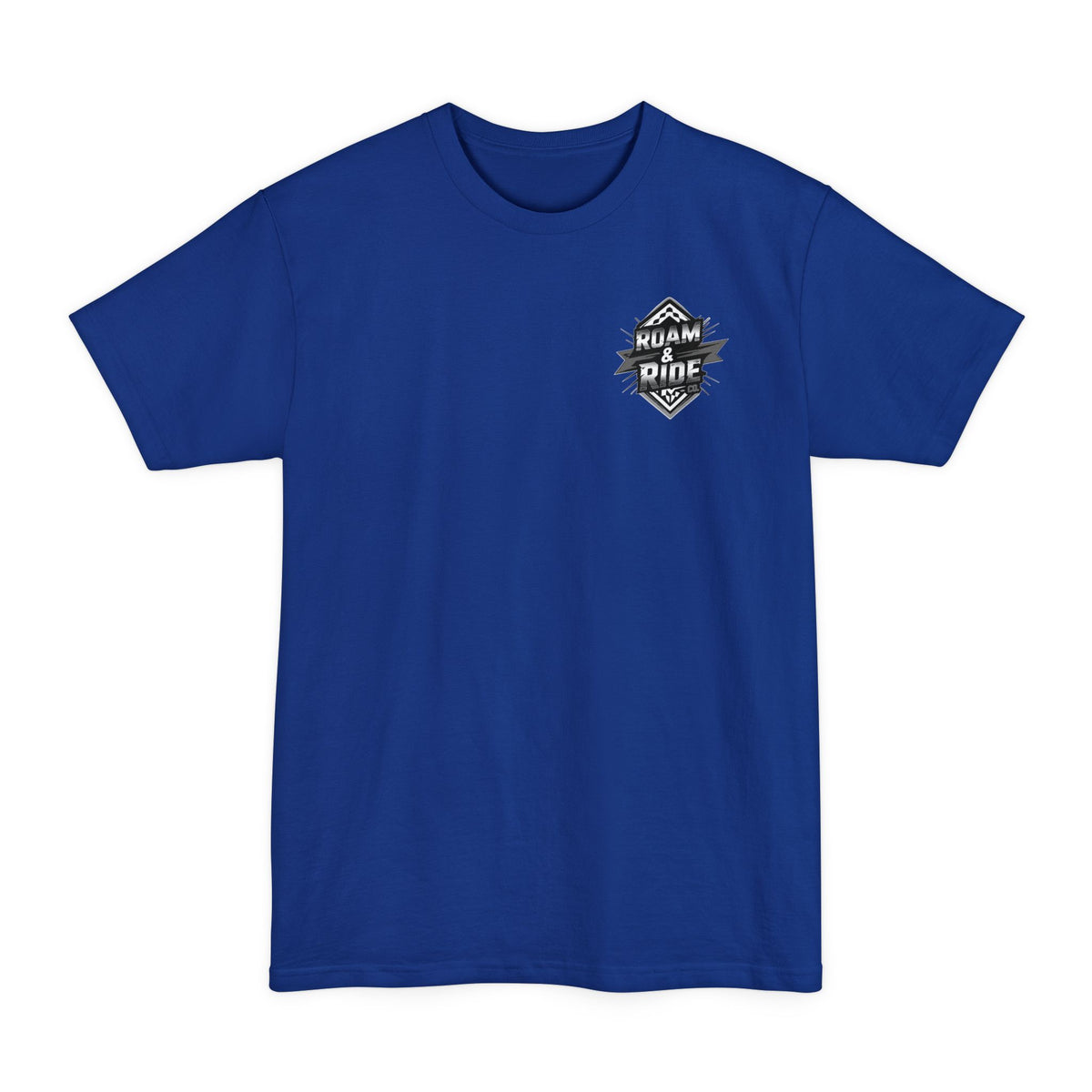Roam & Ride Co. Grayscale Logo - Big & Tall T-Shirt
