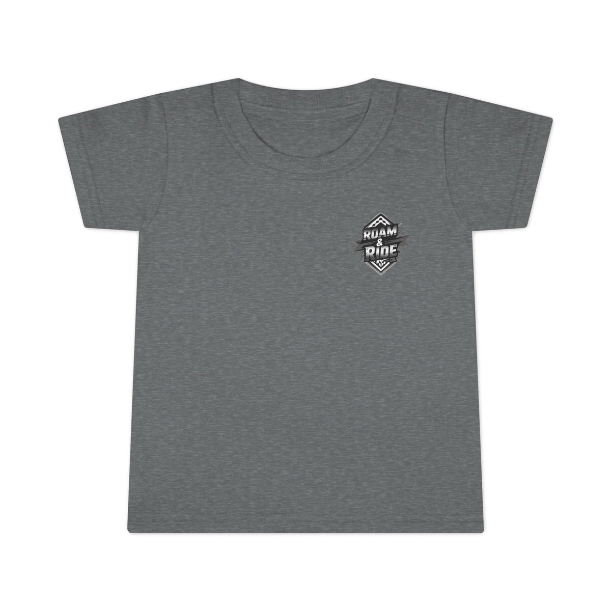 Roam & Ride Co. Grayscale Logo - Toddler T-Shirt
