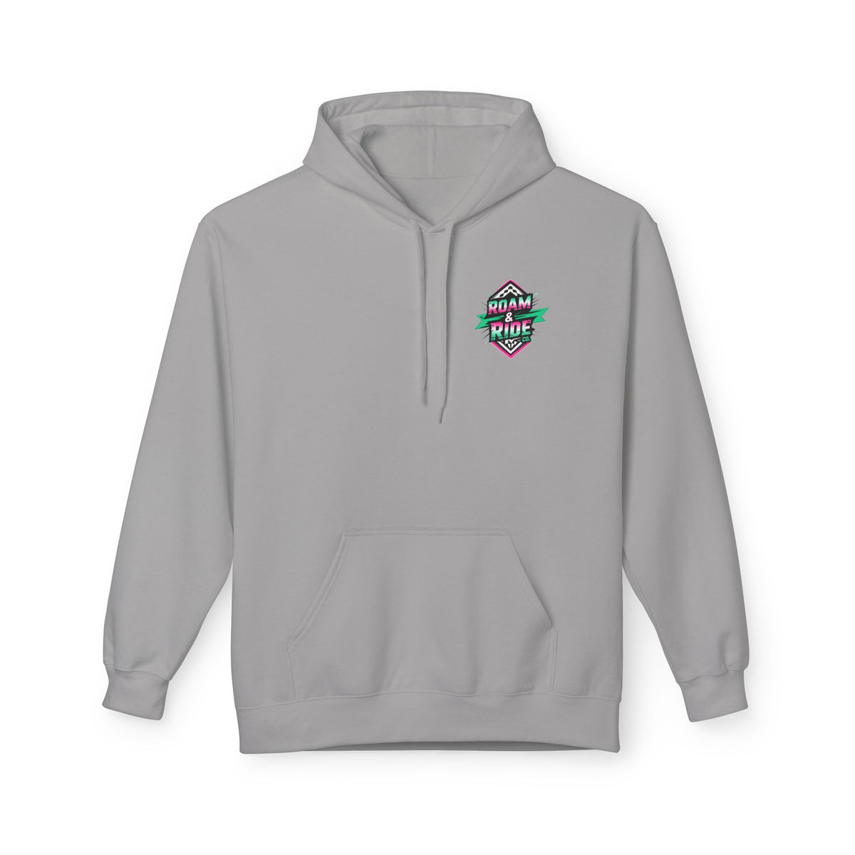Roam Free, Ride Wild Logo - Unisex Fleece Hoodie
