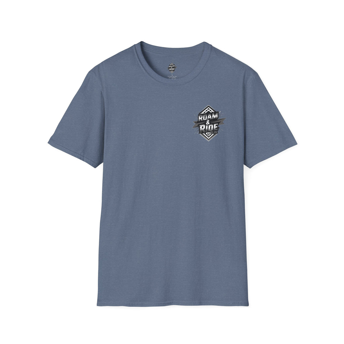 Roam & Ride Co. Grayscale Logo - Unisex T-Shirt