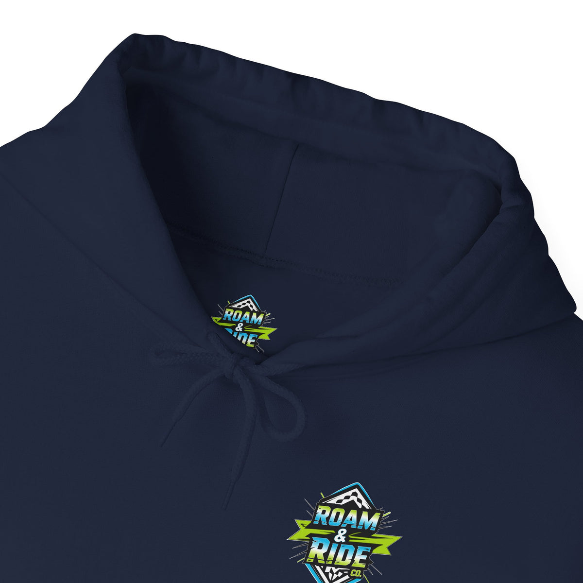 Roam & Ride Co. Blue Green Logo - Unisex Heavy Blend Hoodie