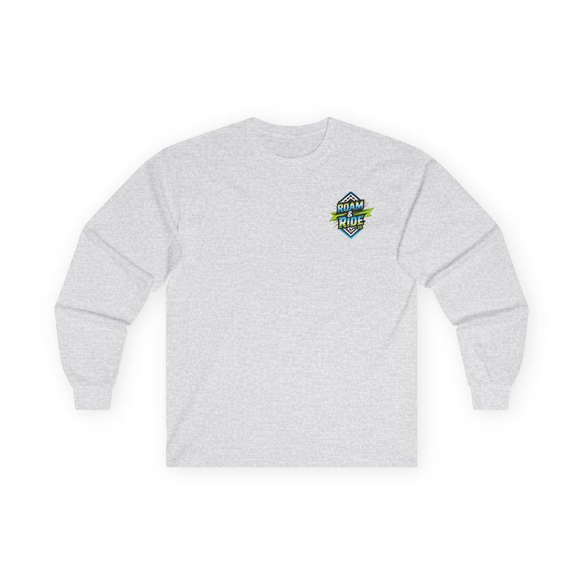 Roam & Ride Co. Blue Green Logo - Unisex Long Sleeve T-Shirt