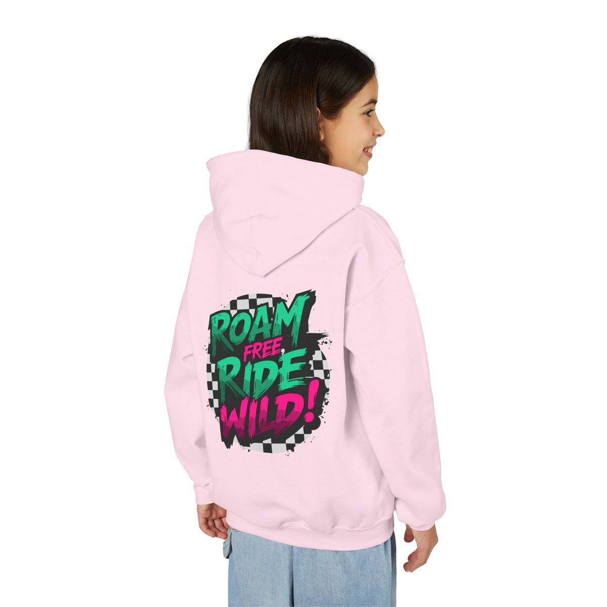 Roam Free, Ride Wild Logo - Youth Hoodie