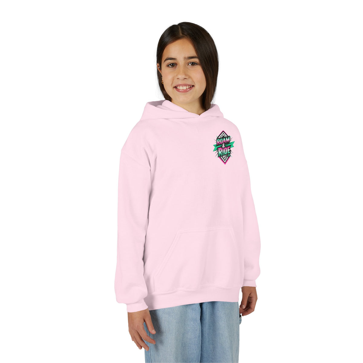 Roam Free, Ride Wild Logo - Youth Hoodie