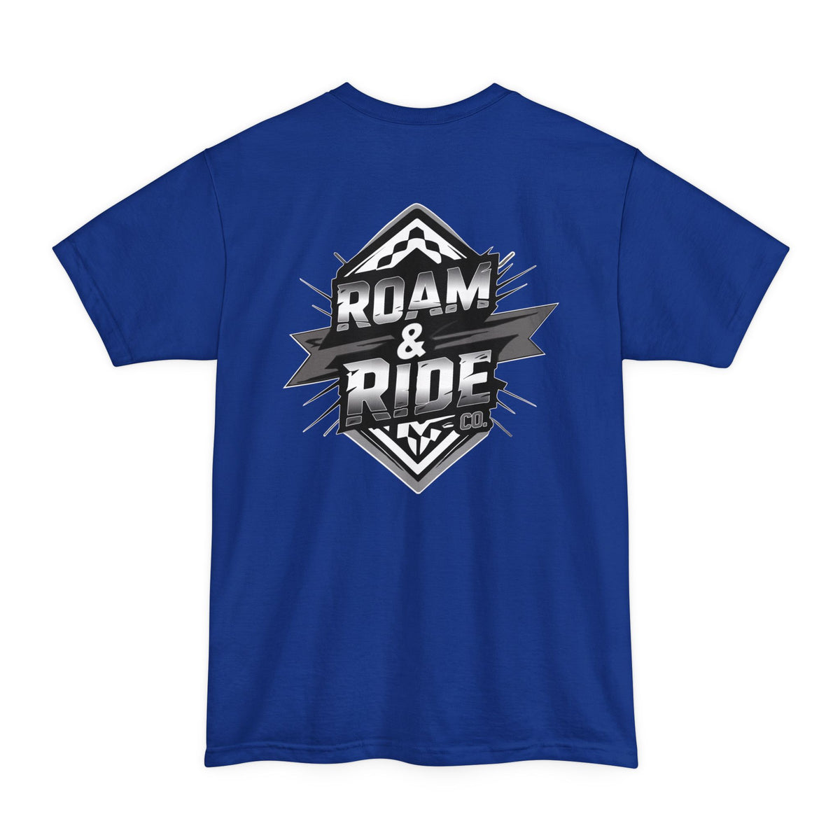 Roam & Ride Co. Grayscale Logo - Big & Tall T-Shirt