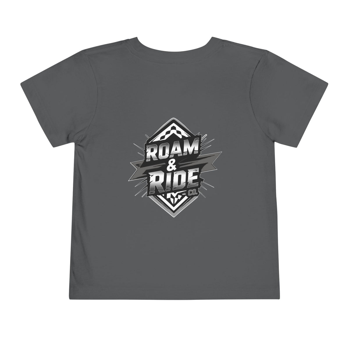 Roam & Ride Co. Grayscale Logo - Toddler T-Shirt