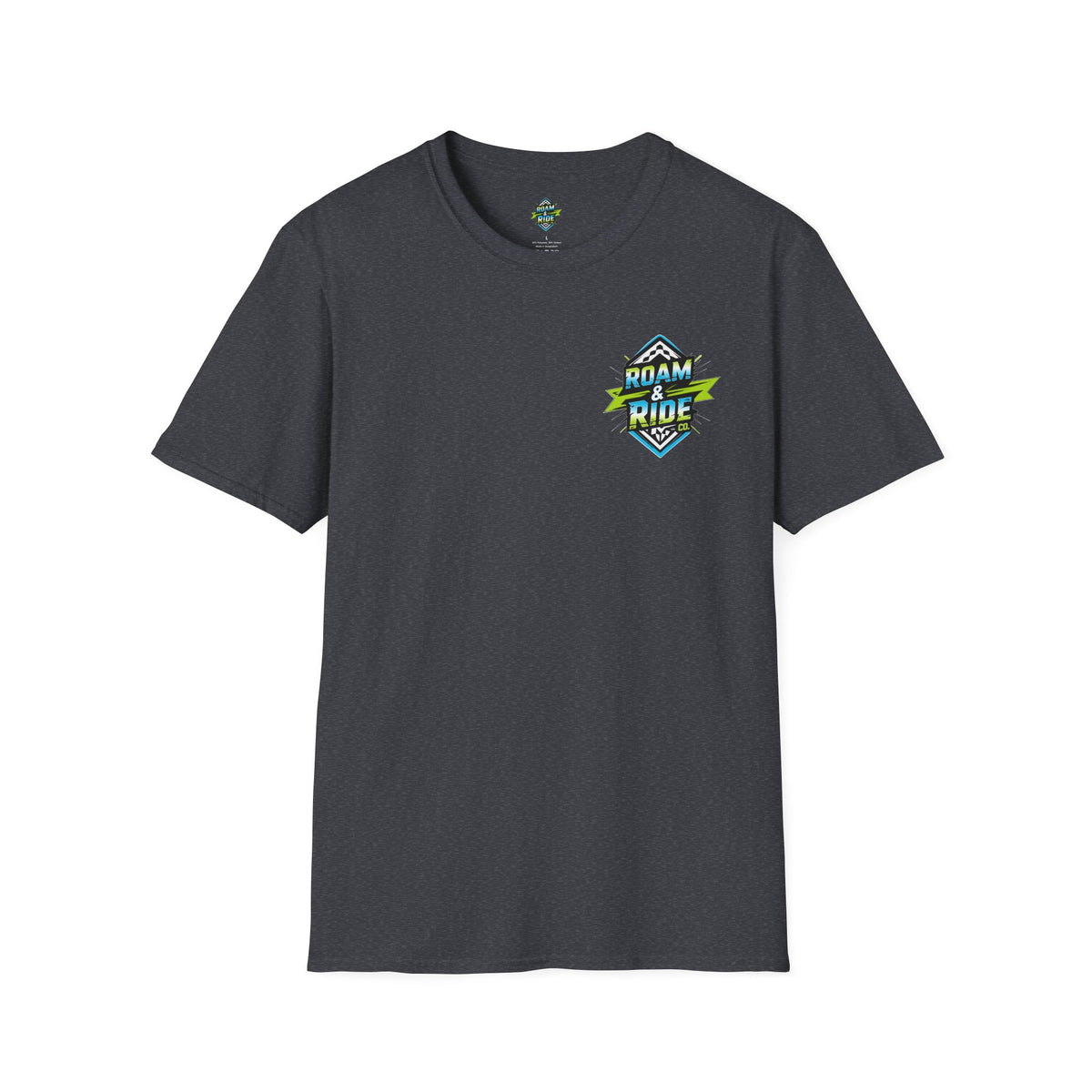 Roam & Ride Co. Blue Green Logo - Unisex T-Shirt
