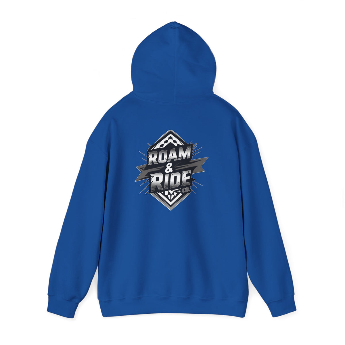 Roam & Ride Co. Grayscale Logo - Unisex Heavy Blend Hoodie