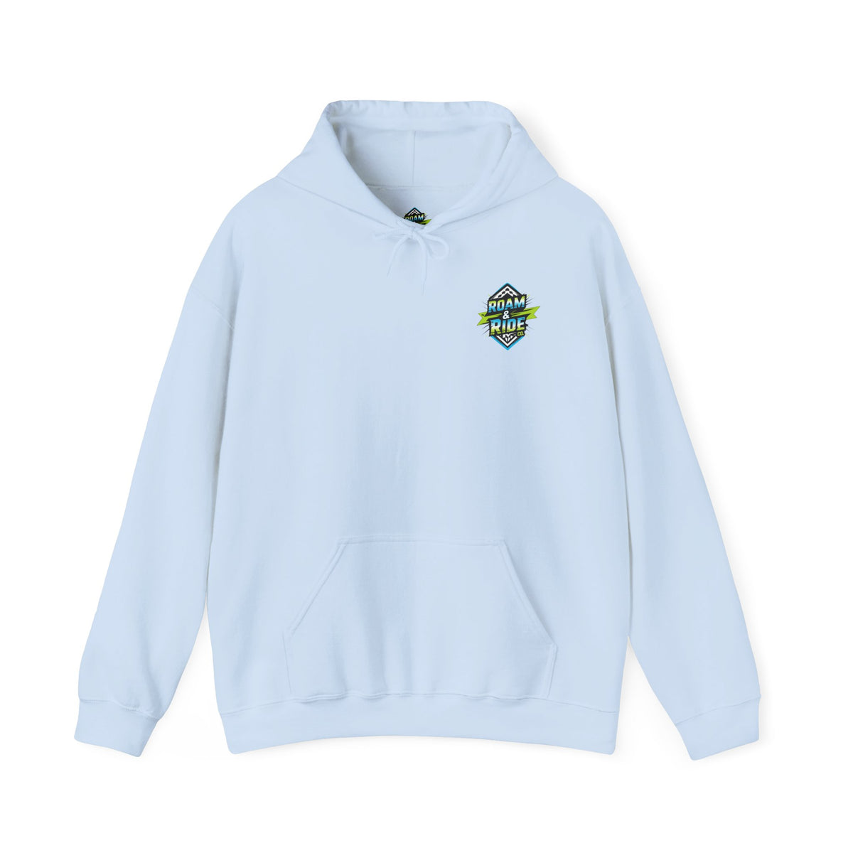 Roam & Ride Co. Blue Green Logo - Unisex Heavy Blend Hoodie