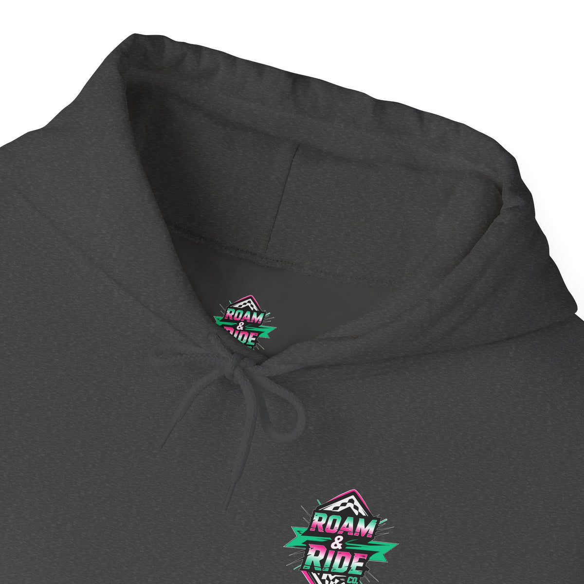 Roam & Ride Co. Teal Pink Logo - Unisex Heavy Blend Hoodie