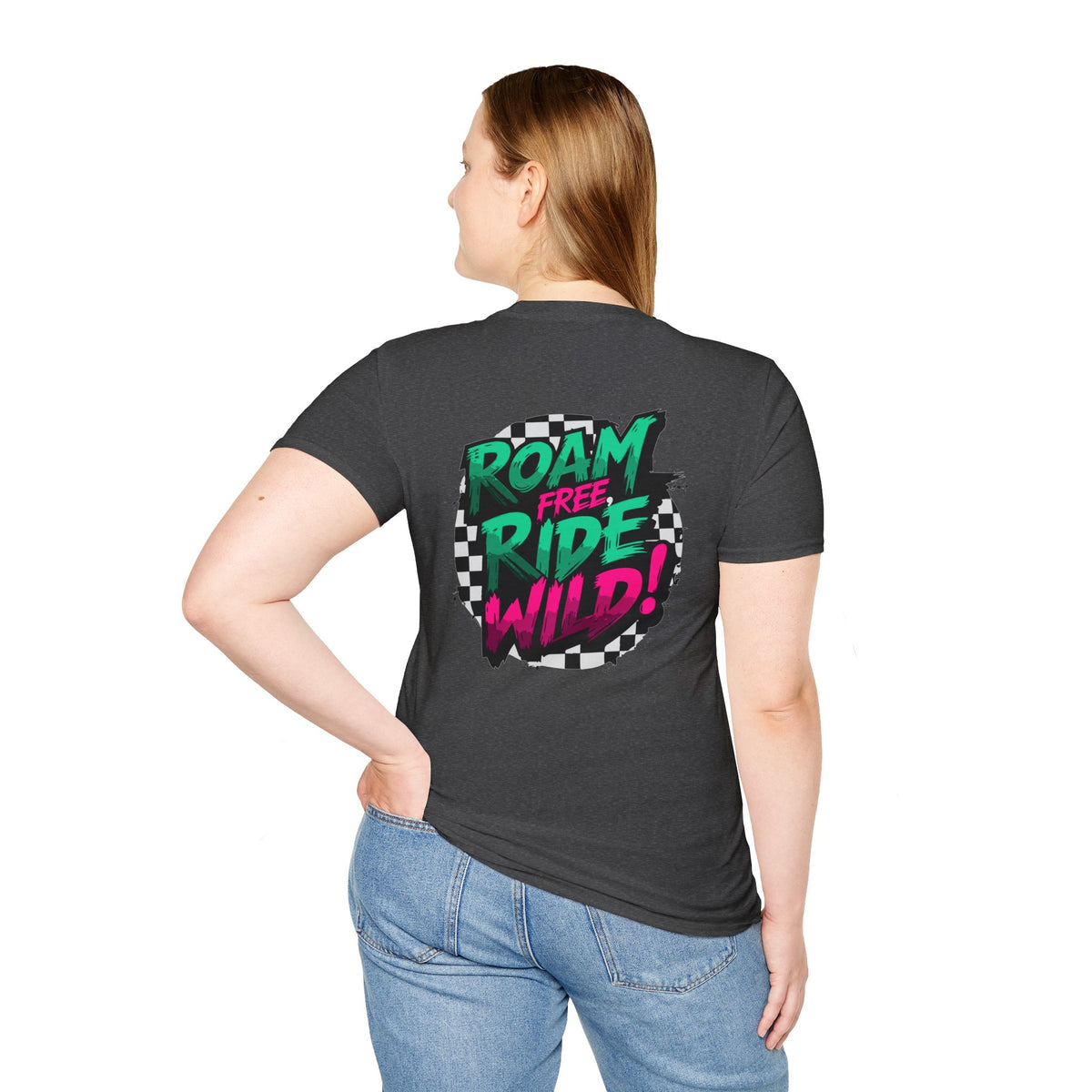 Roam Free, Ride Wild Logo - Unisex T-Shirt