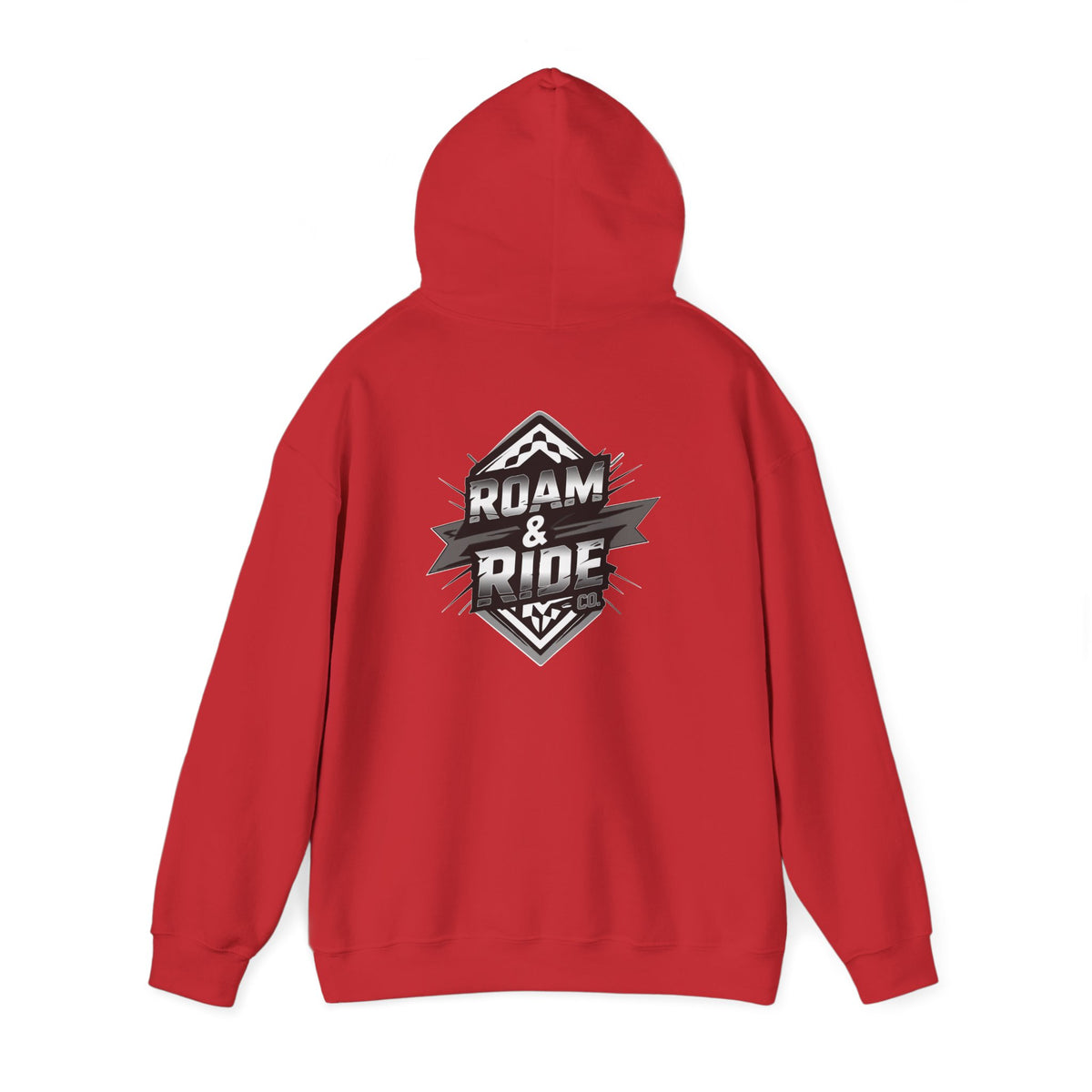 Roam & Ride Co. Grayscale Logo - Unisex Heavy Blend Hoodie