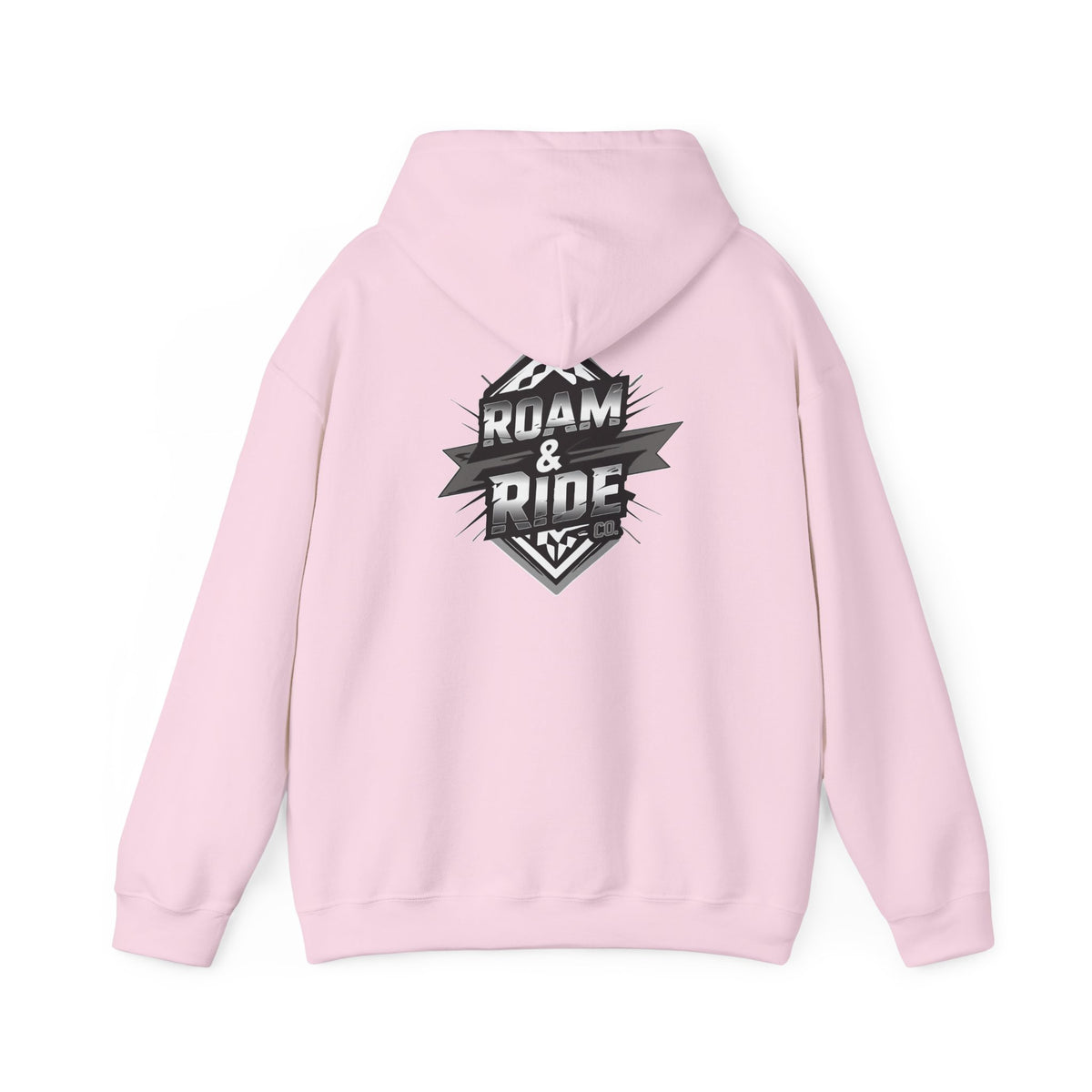 Roam & Ride Co. Grayscale Logo - Unisex Heavy Blend Hoodie