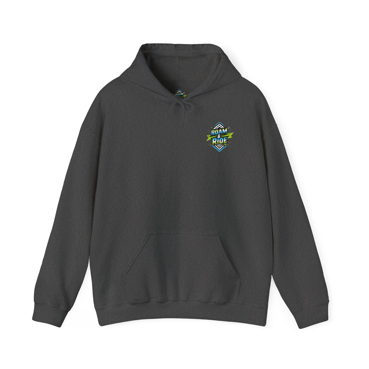 Roam & Ride Co. Blue Green Logo - Unisex Heavy Blend Hoodie