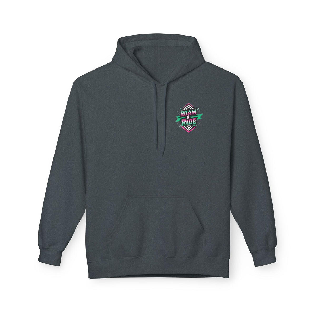 Roam Free, Ride Wild Logo - Unisex Fleece Hoodie