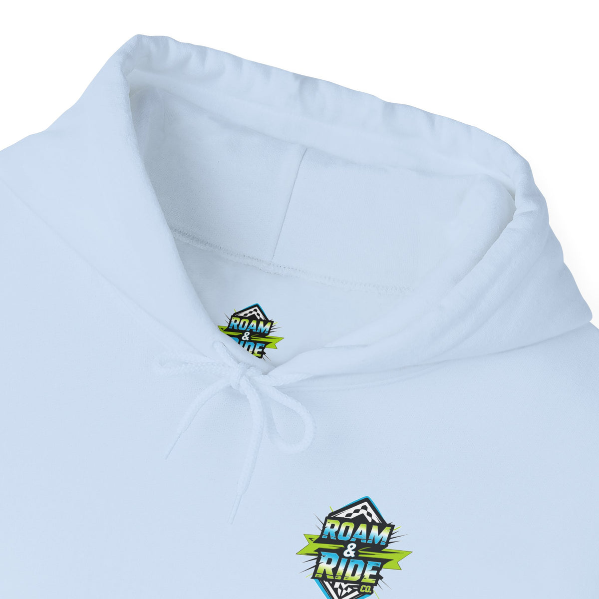 Roam & Ride Co. Blue Green Logo - Unisex Heavy Blend Hoodie