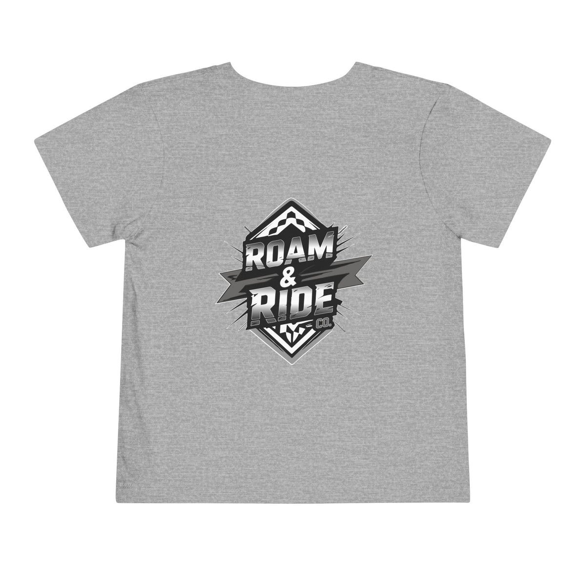 Roam & Ride Co. Grayscale Logo - Toddler T-Shirt