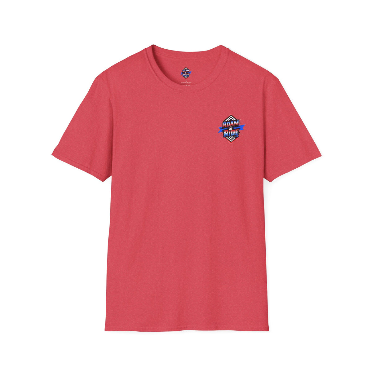 Roam & Ride Co. Red White and Blue Logo - Unisex T-Shirt