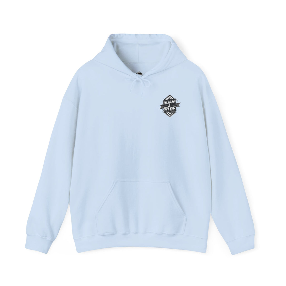 Roam & Ride Co. Grayscale Logo - Unisex Heavy Blend Hoodie