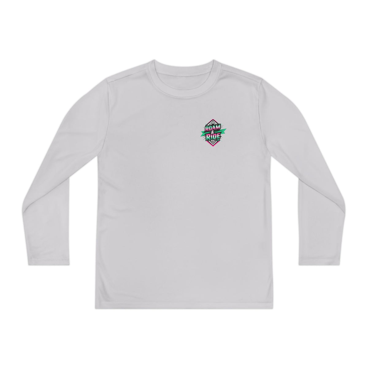 Roam Free, Ride Wild Logo - Youth Long Sleeve T-Shirt