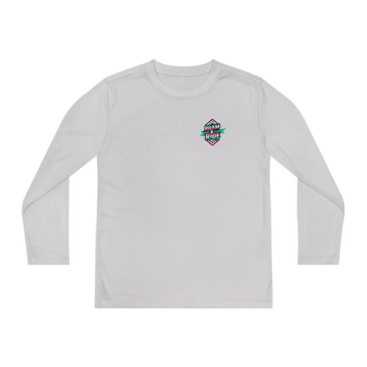 Roam Free, Ride Wild Logo - Youth Long Sleeve T-Shirt