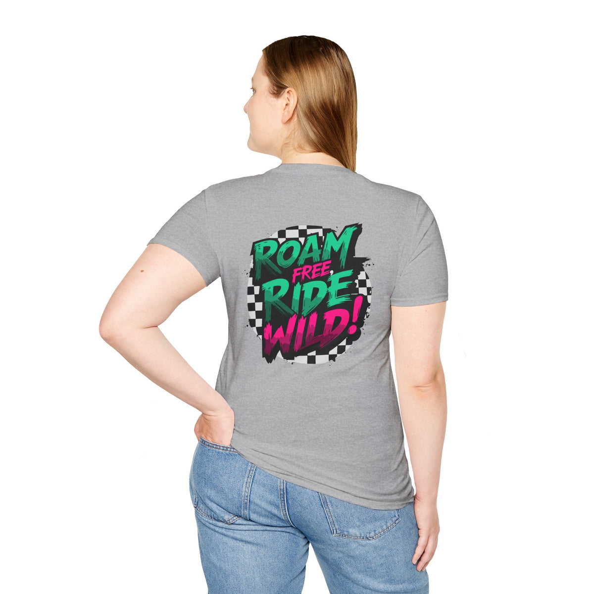 Roam Free, Ride Wild Logo - Unisex T-Shirt
